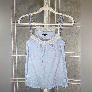 Light Blue Lace Tank